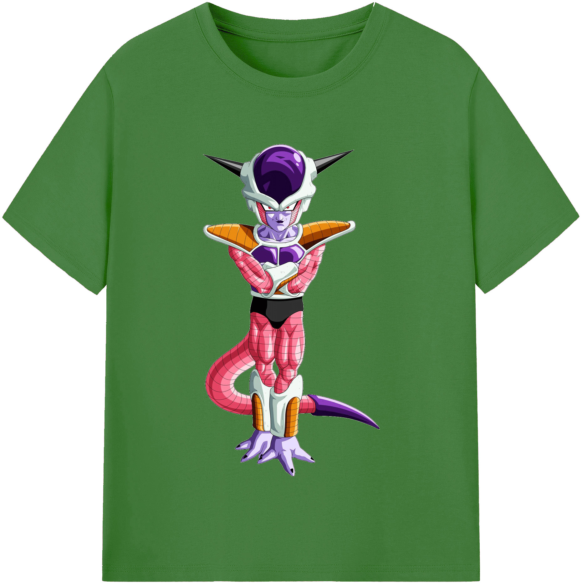 （画像用） ドラゴンボール フリーザ DRAGON BALL Frieza レディースカジュアルプリントTシャツ（綿100％）